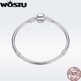 925 Sterling Silver Chain Bracelet Authentic Charms Beads Fashion Jewellery Making Bracelet