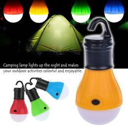 4 colors outdoor tent waterproof spherical camping light 3led portable hook light mini emergency camping signal light Furniture T2I52333