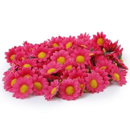 Decorative Flowers & Wreaths 100 X Artificial Gerbera Flower Heads For The Wedding