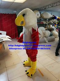 Mascot Costumes Red White Hawk Falcon Tercel Tiercel Vulture Bald Eagle Vulture Mascot Costume Character Capping Ceremony Family Gifts zx166