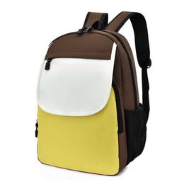 Fashion Children's Kindergarten Schoolbag Student Boys Girls Shoulders Backpack Large Size Junior's Shoulders Bag For Kids Gifts Logo Can Be Customised G79RA07