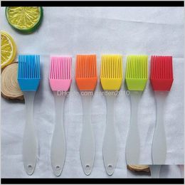 Baking Tools Sile Butter Bbq Oil Camping Cook Pastry Grill Food Bread Basting Brush Kitchen Dining Tool Wb2151 Glnae 1Een3
