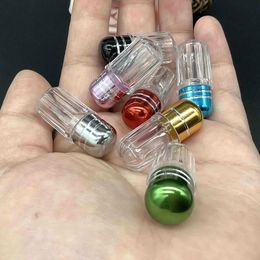 Pill Holder Organizer Container Bottles Pills Box Clear Empty Portable Thicken Plastic Bottle Capsule Case
