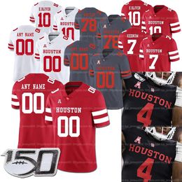 Custom Men Women Youth College Football Jersey Ed Oliver Case Keenum D'Eriq King Jeremy Singleton Christian Trahan Austin Robinson David Anenih Kyle Allen Smith