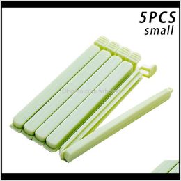 Housekeeping Organisation Home & Garden5Pcs Bag Clips Househould Snack Storage Sealing Clamp Kitchen Tool Hy99 Drop Delivery 2021 Rjbxd