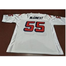 Custom 009 Custom #55 Willie McGinest Game Worn RETRO College Jersey 1990 With Team Size S-5XL or custom any name or number jersey