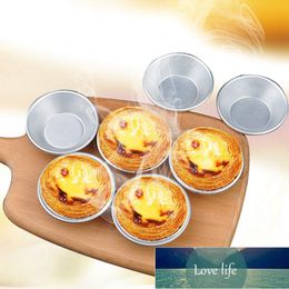 20pcs Reusable Egg Tart Mold Cupcake and Muffin Baking Cup Nonstick Ripple Aluminum Alloy Flower Shape Tartlets Pans Factory price expert design Quality Latest