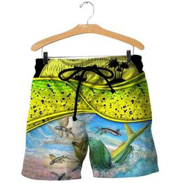 PLstar Cosmos Animal Bass Marlin Fishing Fisher Camo NewFashion 3Dprint Men/Women Summer Funny Casual Beach Short Pants M2 H1210