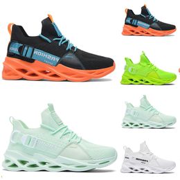 Discount Mens womens running shoes triple black white green shoe outdoor men women designer sneakers sport trainers big size 39-46 sneaker