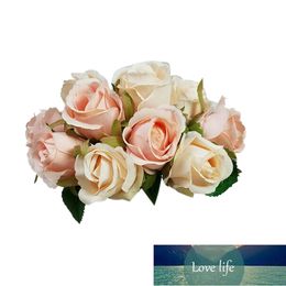 12pcs Artificial Flowers for Bouquet Wedding Decor Simulation Rose Peony Silk Fake Bride Flores Artificiais Plants