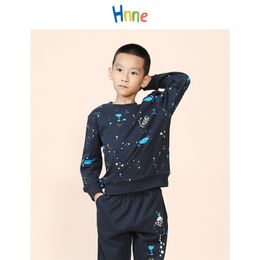 Hnne Autumn Colourful Paint splashing Sweatshirts Children Fashion Unisex Boys Girls Hoodies Kids Pullovers HK210292 211029
