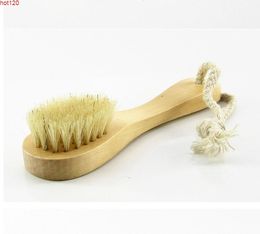 100pcs Face Cleansing Brush Bamboo Facial Massage Care Cleanser Mini Beauty Skin SN1204goods