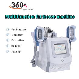 360 Cryolipolysis fatfreeze Slimming Machine fat reducing cavatation SPA Vacuum Pressure Cellulite Removal rf skin rejuvenation facial lift