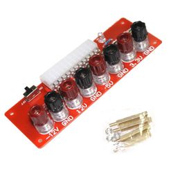 pc circuit board UK - Modules 2021 Electric Circuit 24Pins ATX Benchtop Power Board Computer Supply Breakout Adapter High Quality