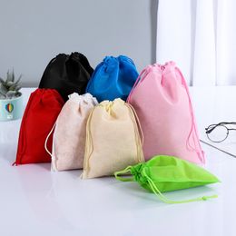 Travel Storage Bags, Non-Woven With Rope For Men and Women Travel Packing Jewelry accessories Shoe Clothing Organizers,