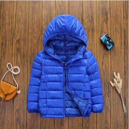 Kids down coat designer boy clothes girl hooded outwear autumn and winter children's clothing classic jacket 110-160 cm
