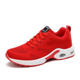 2022 casual plus size women's shoes Korean student cushion soft bottom breathable casual running shos flying woven sports shoe women M201