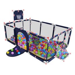 IMBABY Playpen For Children Baby Indoor Game Dry Ocean Ball Pit Pool Easy To Install Kids Fence Tent 0-6 Years Old Birthday Gift 211028