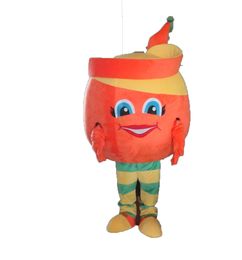 Festival Dres orange Mascot Costumes Carnival Hallowen Gifts Unisex Adults Fancy Party Games Outfit Holiday Celebration Cartoon Character Outfits