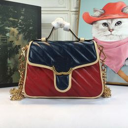 Women Luxurys Designers Bags 2021 Fashionable one-shoulder messenger bag shiny classic color matching retro comfort Model: 583571