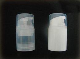 2021 30 ml / 50 ml high quality white or clear pp airless bottle 30ml airless pump bottle 1oz airless container
