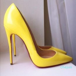 Women Pumps High Heel Shoes Sexy Pointed Toes Designer Wedding Shoe Shallow Leather shoes