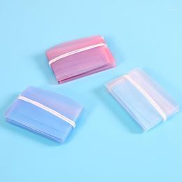 Storage Bags 10pcs Respirator Foldable Temporary Mask Multi Colour Portable Safety Box Clip Container