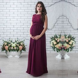 Keelorn Maternity Dress 2021 Summer Pregnancy Clothes Pregnant Women Lady Elegant Vestidos Lace Party Formal Loose Dress Y0924