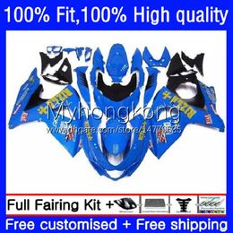 Injection For SUZUKI GSXR RIZLA blue 1000CC 1000 CC 2009 2010 2011 2012 2013 2015 2016 Body 28No.111 K9 GSXR-1000 GSX-R1000 09-16 GSXR1000 09 10 11 12 13 14 16 OEM Fairing