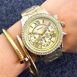 Wristwatches 2021 CONTENA Womens Watches Women Gold Ladies For Women's Dress Horloges Vrouwen