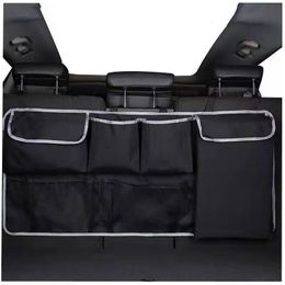 -Back Back Bag Net in carrozzeria Organizzatore con tronco auto con Multi Pocket High Capacità Multi-uso Panno Oxford Suvs Hatchbacks Jeep Organizzatori Automobili Stoccaggi di viaggio Borse