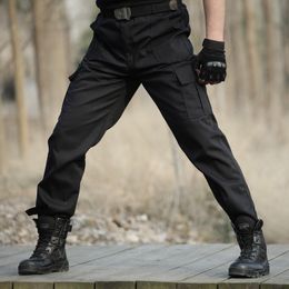 Black Military Tactical Cargo Pants Men Army Tactical Sweatpants Men's Working Pants Overalls Casual Trouser Pantalon Homme CS 210406