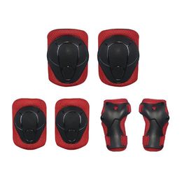 6pcs/set Kid Sport Safety Protector Cycling Outdoor Skating Protective Gear Pads Knee Elbow Wrist Support Brace &