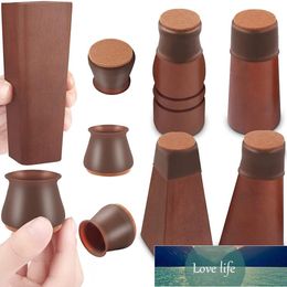 New For Protecting Wood Floors From Scratches Chair Leg Protectors Hardwood Floors Silicone Chair Leg Caps Felt Furniture Pads Factory price expert design Quality