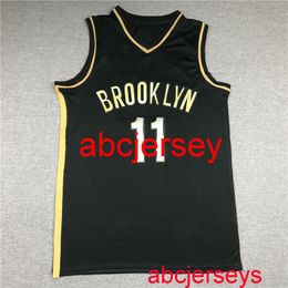 17 Basketball Jerseys Sportswear New Jersey IRVING #11 2021 black gold Embroidery XS-5XL 6XL