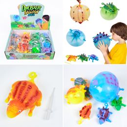 The latest party Supplies decompression toys have a variety of styles to choose from, funny blowing dinosaurs vent balls
