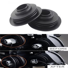 Car Rubber LED Headlight Dust Cover Waterproof Dustproof Sealing Headlamp Cap Automobiles Motorcycle Accessories 32mm