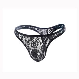 2 pezzi perizoma in pizzo da uomo biancheria intima sexy da uomo vedi perizoma intimo maschile traspirante mutande slip erotici mutandine