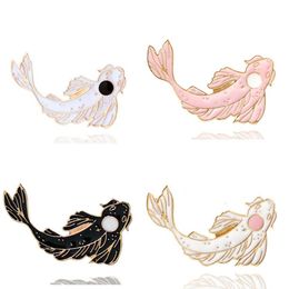Pins, Brooches Lovely Cartoon Koi Carp Women Cute Fashion Creativity Brooch For Child Exquisite Party Jewelry Travel Gifts
