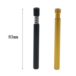 Portable Metal Smoking Pipes 8MM Spring Aluminum Herb Tobacco Pipe Cigarette Holder Accessories OOD6394
