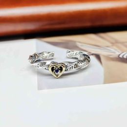 Thai Silver Korea East Gate Ins Cold Wind English Letters Smiling Face Graffiti Ring Female Love Tide