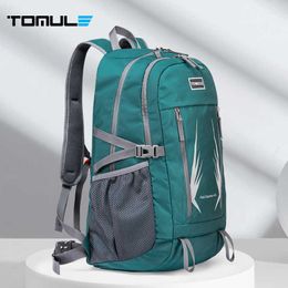 Tomule Waterproof Climbing Backpack Men Camping Hiking Backpack Breathable Travel Outdoor Sports Bag 40L Climbing Cycling bags 211013