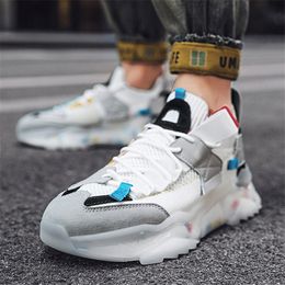 2021 Running Shoes Thick-soled daddy male summer Korean fashion casual shoe large size breathable sneakers run-shoe #A00012