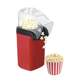 220V/110V Small Corn Popper Maker Household Mini Air Popcorn Making Machine Kitchen Gadgets, Healthy Oil-Free