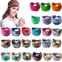 2021 Wide Sports Yoga Gym Stretch Cotton Headband Head Hair Band Girls Women Kids 96 Colours