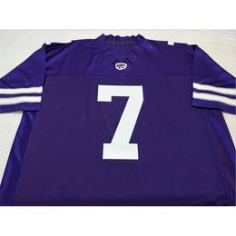 Custom 009 Youth women Vintage Rare Kansas State Wildcats Michael Bishop #7 Football Jersey size s-5XL or custom any name or number jersey