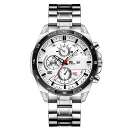 Sichu1- U1 Men's Fashion Waterproof Stainless Steel Band Watch Multifunctional Business Sports and Leisure Style