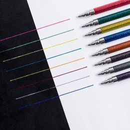 Gel Pens Metallic Handbook Pen Set Star 1.0mm Coloured Neutral Girls Lovely Pink Students Use To Make Notes