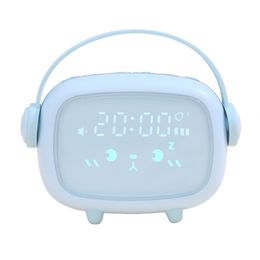 The New Smart Time Angel Alarm Clock USB Charging Timing Voice Control Adjustment Night Light Digital Gift For Child