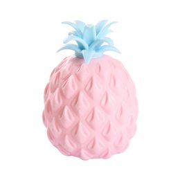 8cm Decompress toys to vent pineapple extrusion ball pinch music soft funny reduce